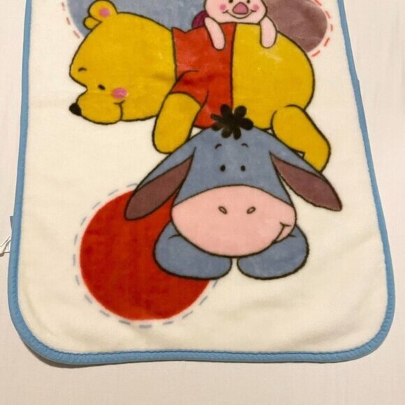 Disney Baby Winnie the Pooh Eeyore Piglet Baby Fleece Blanket 42 x 29 Inch - Picture 2 of 16